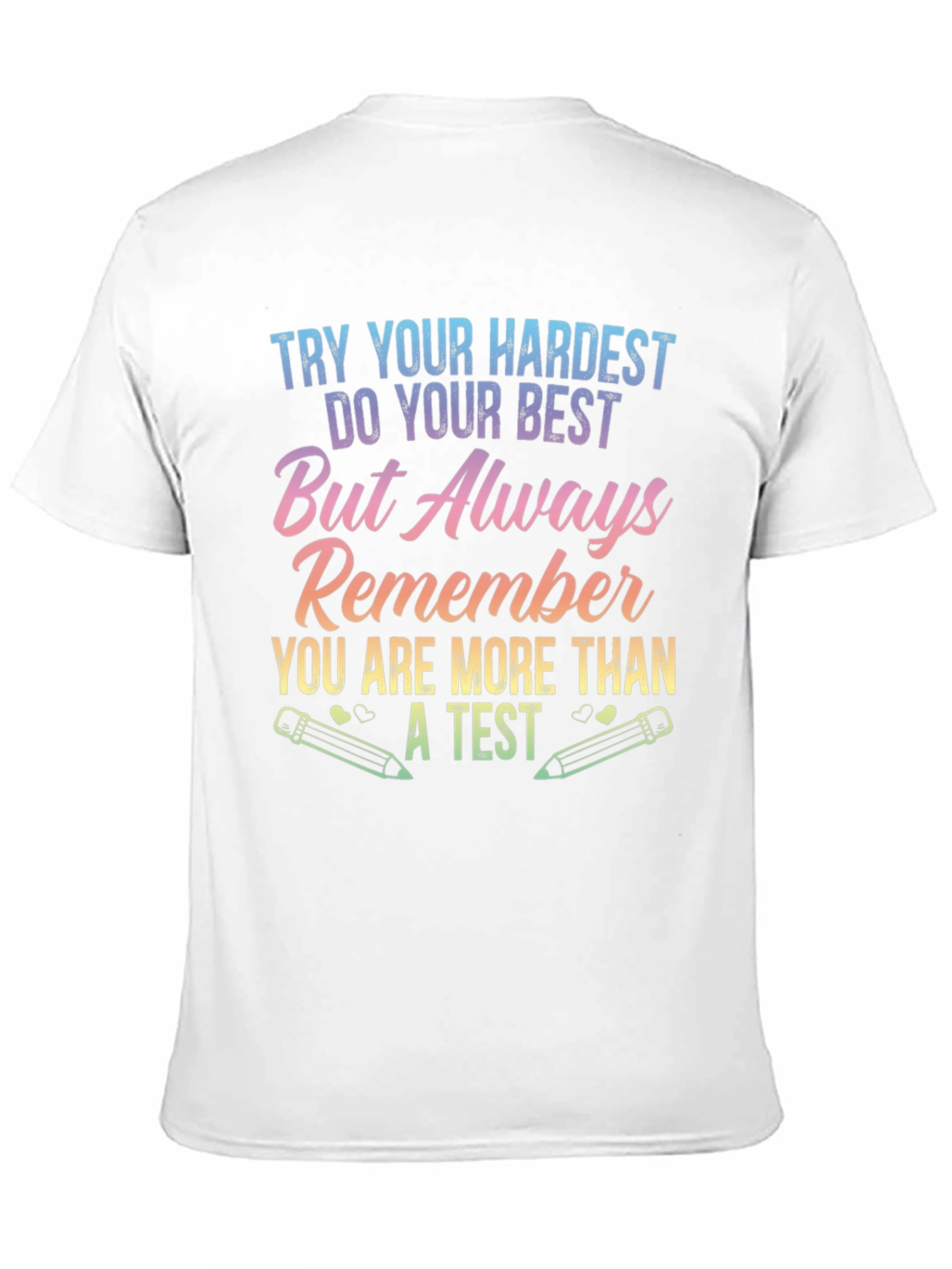 Inspirational More Than A Test Black T-Shirt