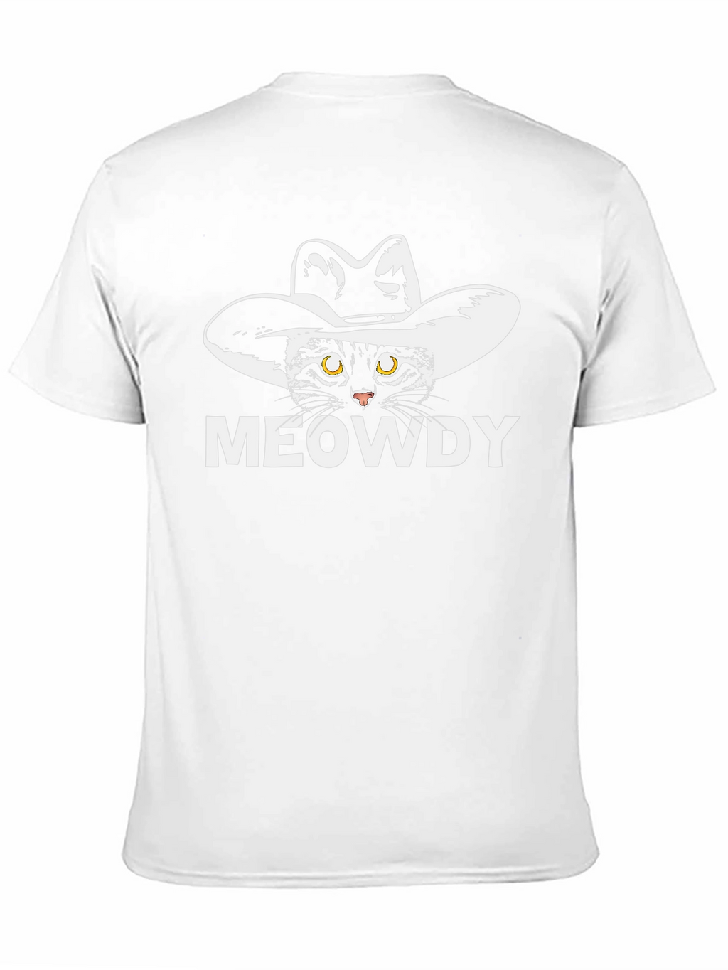 Meowdy Cat Cowboy T-Shirt - Unique Graphic Tee