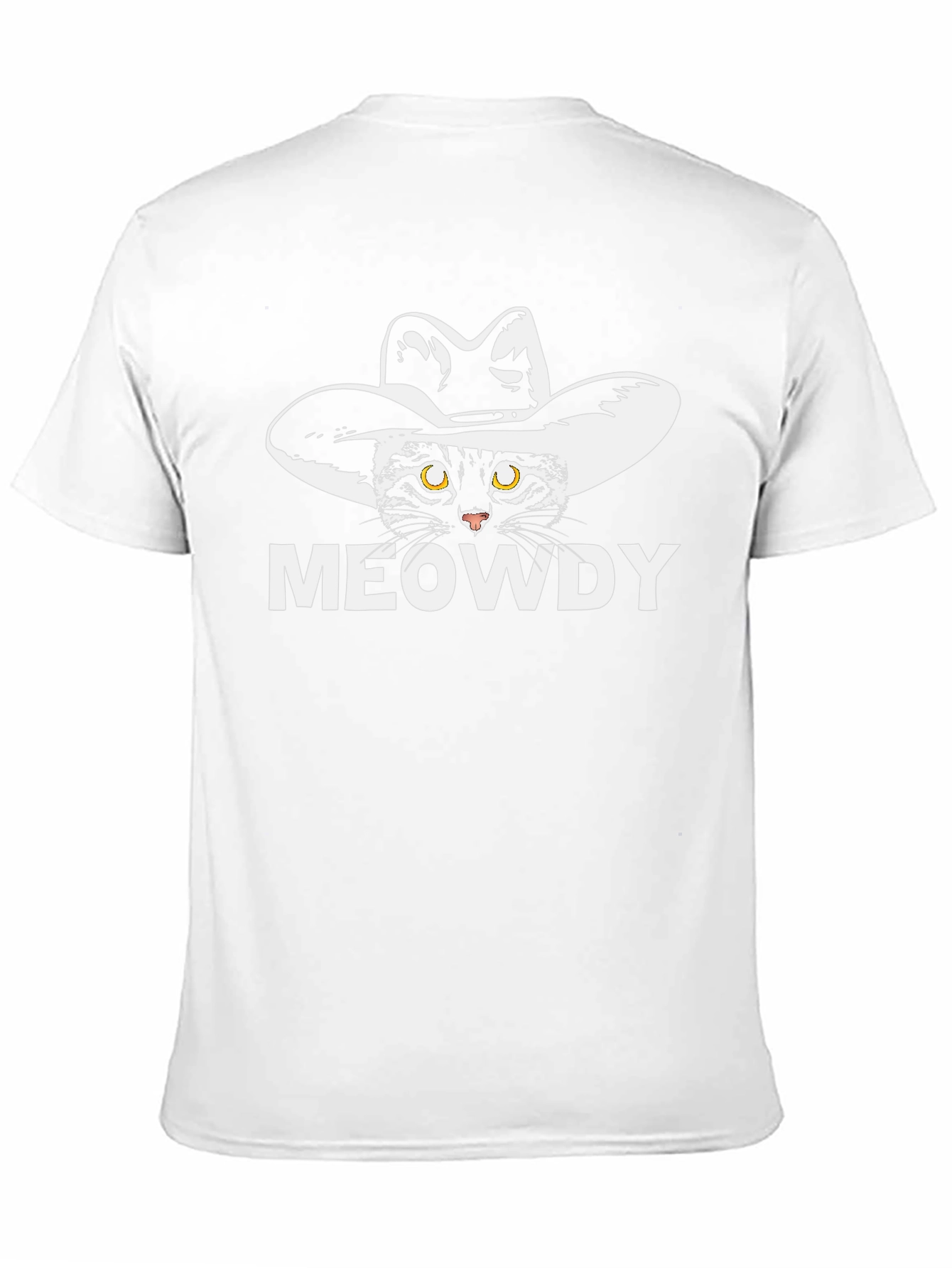Meowdy Cat Cowboy T-Shirt - Unique Graphic Tee