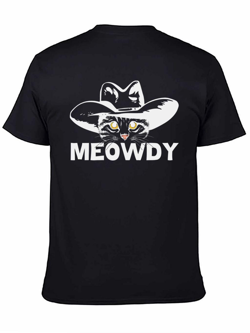 Meowdy Cat Cowboy T-Shirt - Unique Graphic Tee