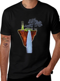 Floating Island Waterfall Graphic Tee