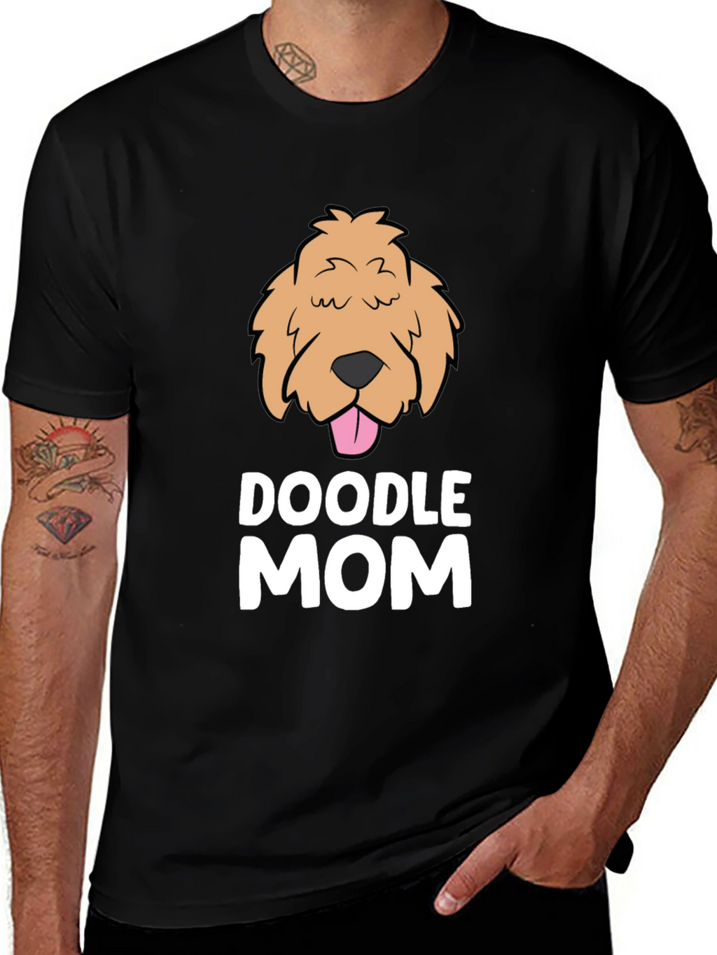 Doodle Mom Graphic Tee - Cute Dog Lover Shirt