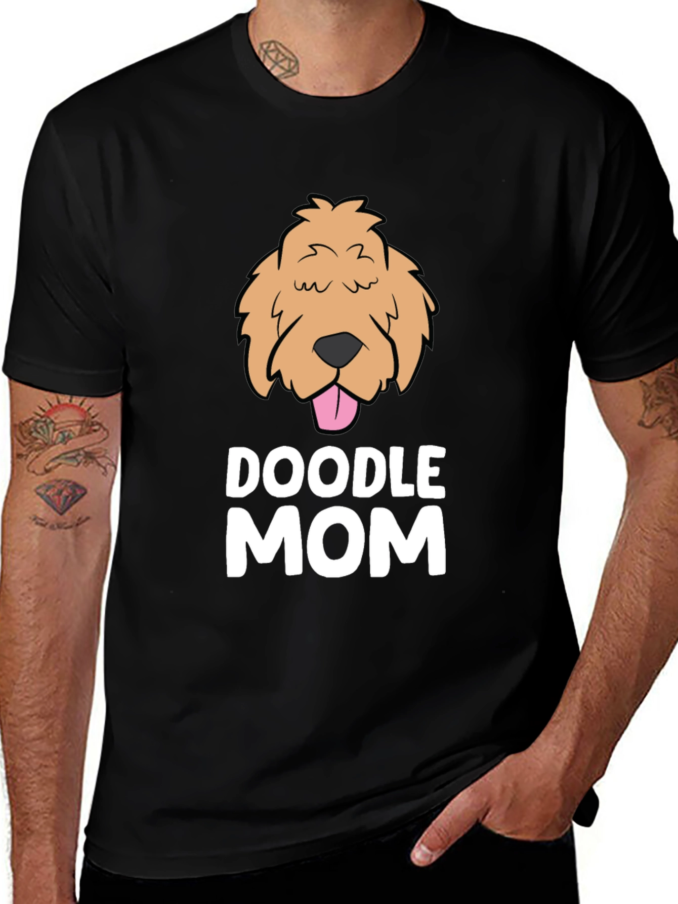 Doodle Mom Graphic Tee - Cute Dog Lover Shirt