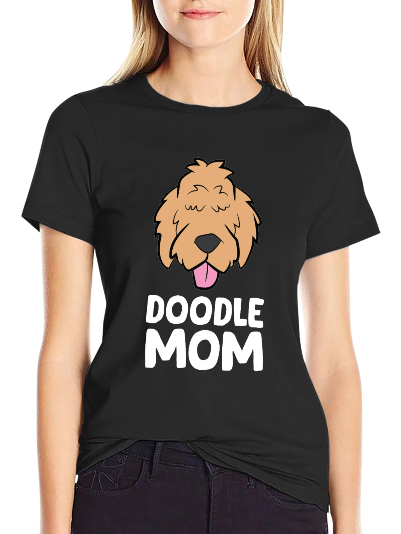 Doodle Mom Graphic Tee - Cute Dog Lover Shirt