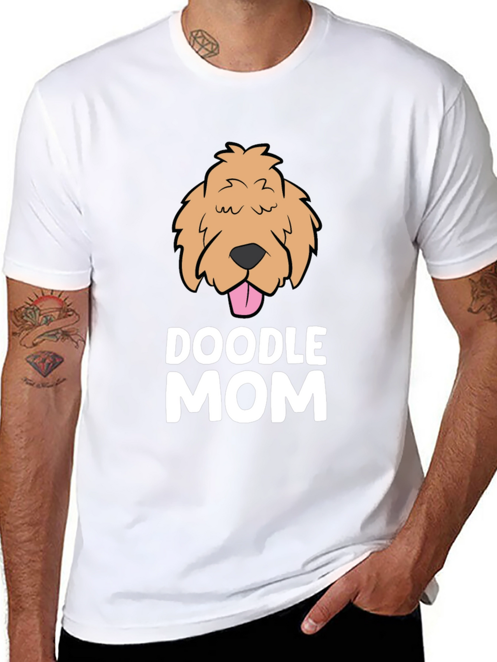 Doodle Mom Graphic Tee - Cute Dog Lover Shirt