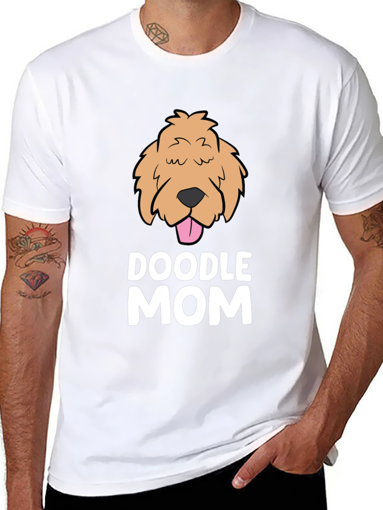 Doodle Mom Graphic Tee - Cute Dog Lover Shirt