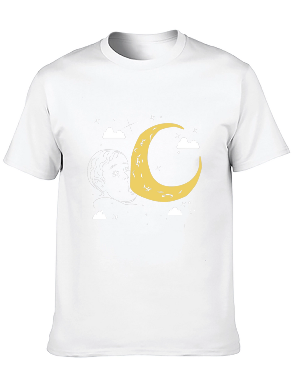 Moon Eater Graphic Tee - Black Cotton T-Shirt