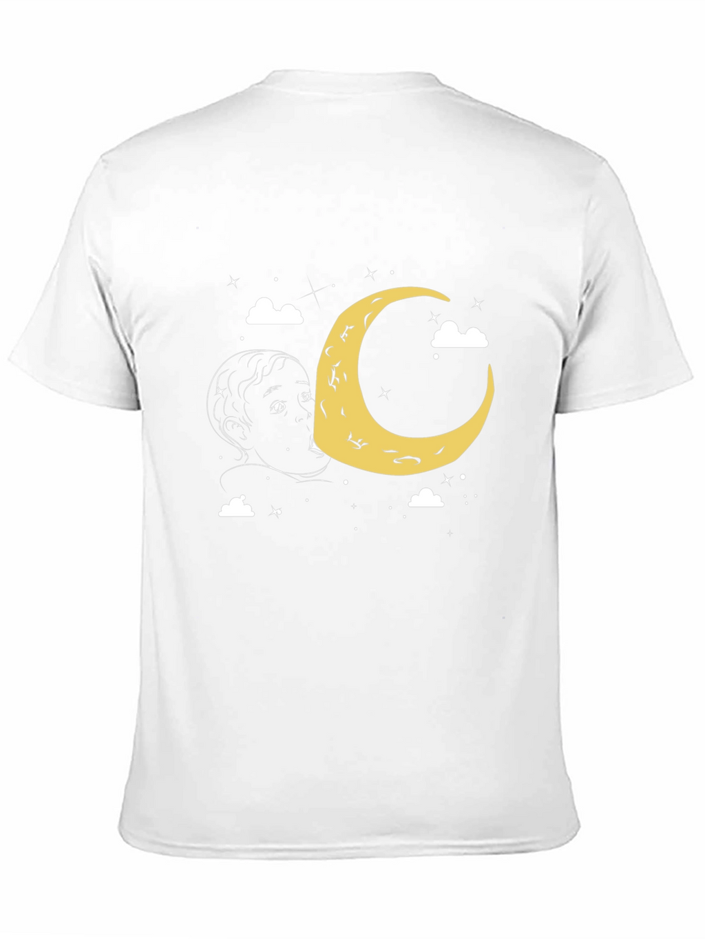 Moon Eater Graphic Tee - Black Cotton T-Shirt