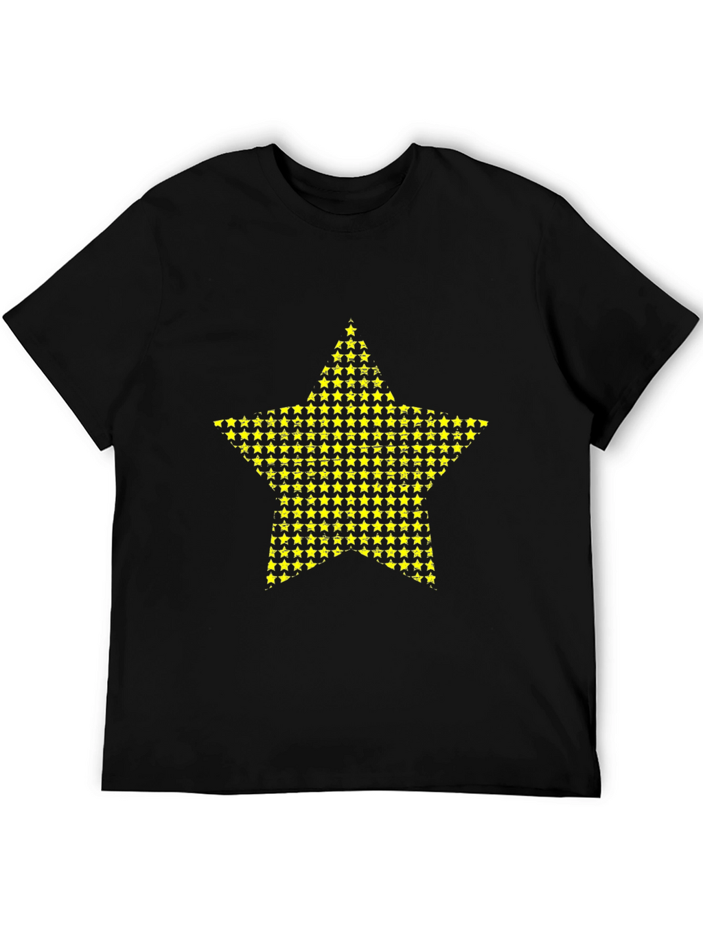 Starry Star Black T-Shirt - Casual Style