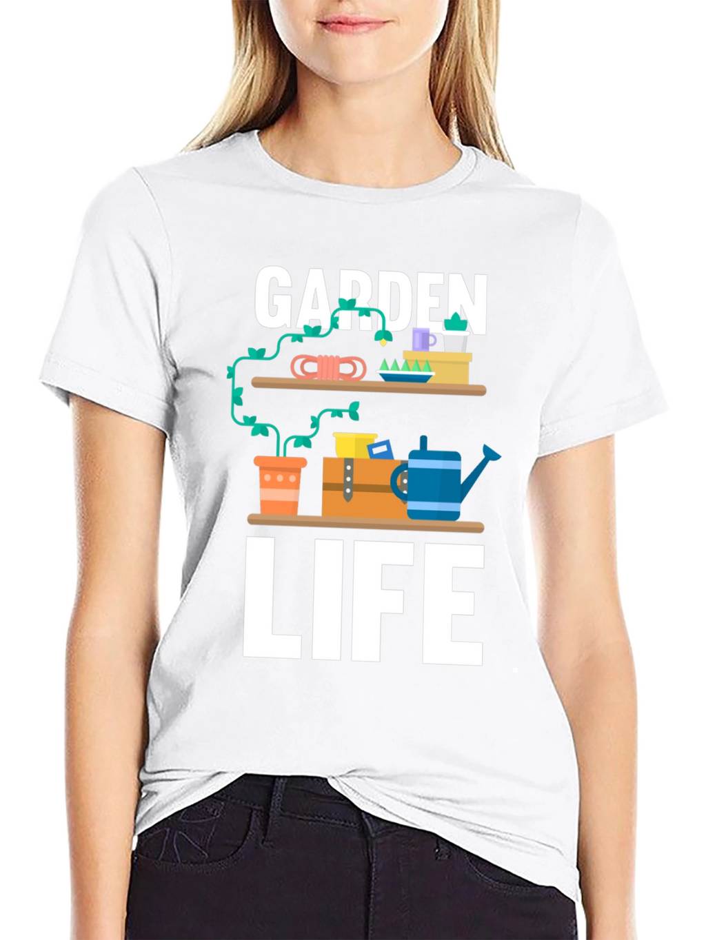 Garden Life Graphic Tee - Black Unisex T-Shirt