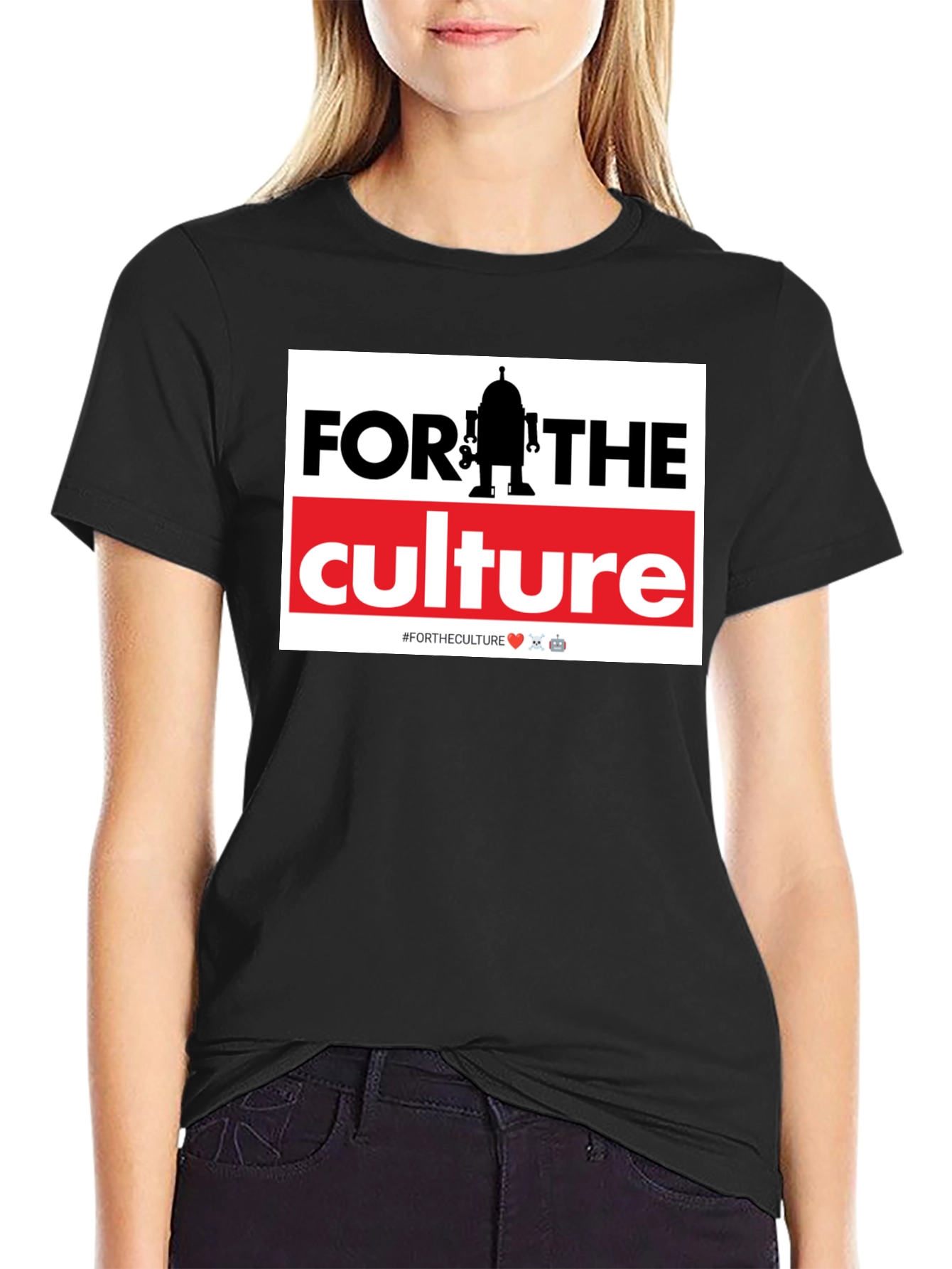 For The Culture Robot Graphic T-Shirt