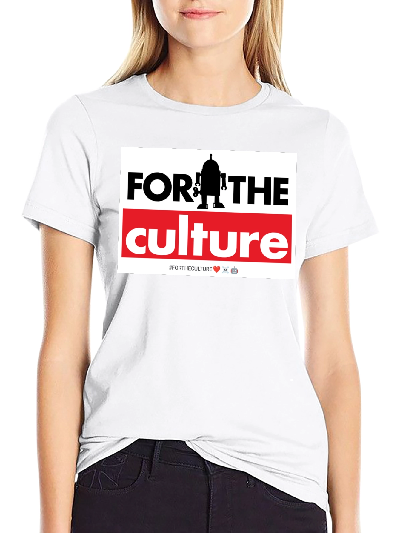 For The Culture Robot Graphic T-Shirt
