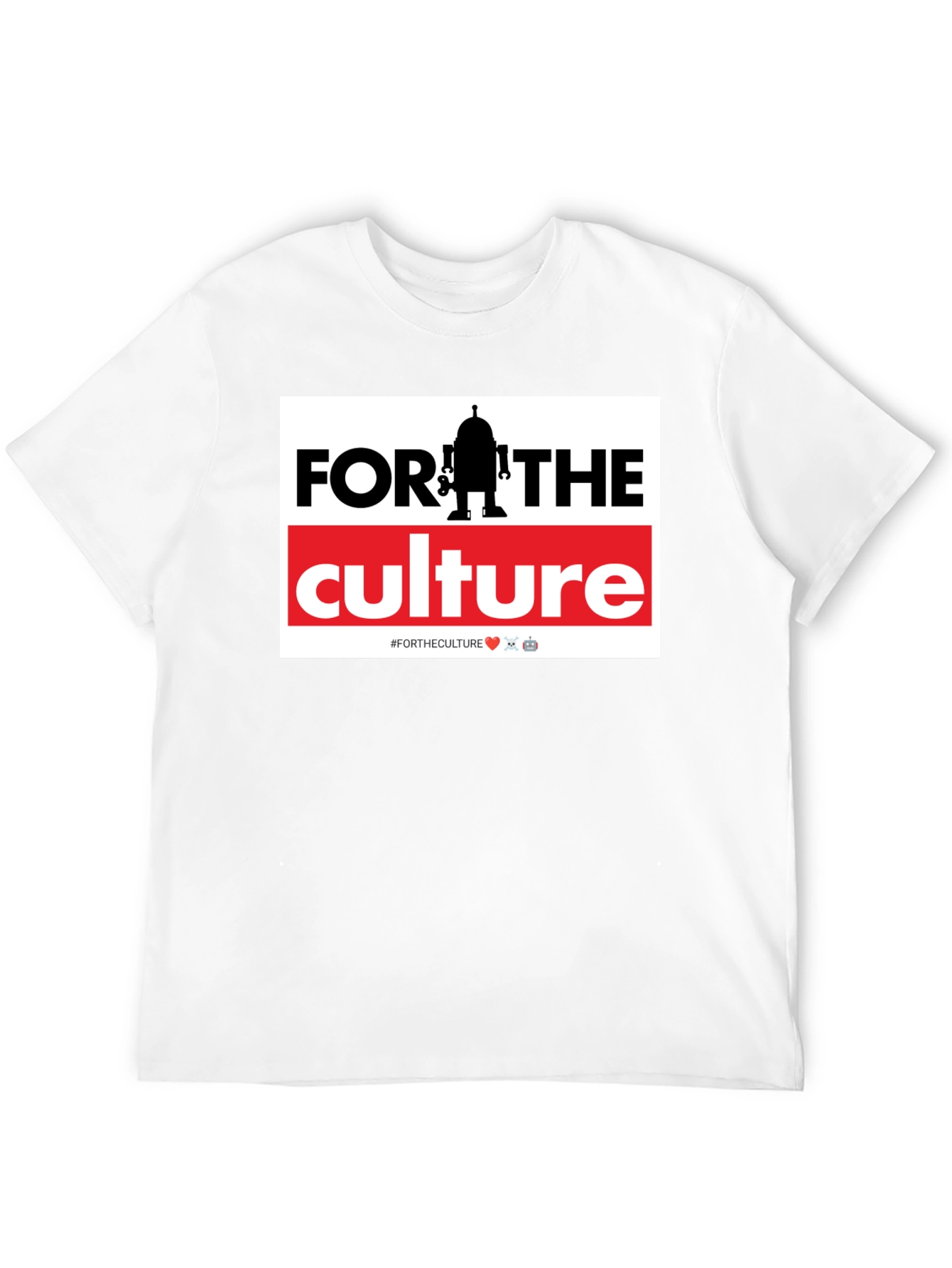 For The Culture Robot Graphic T-Shirt