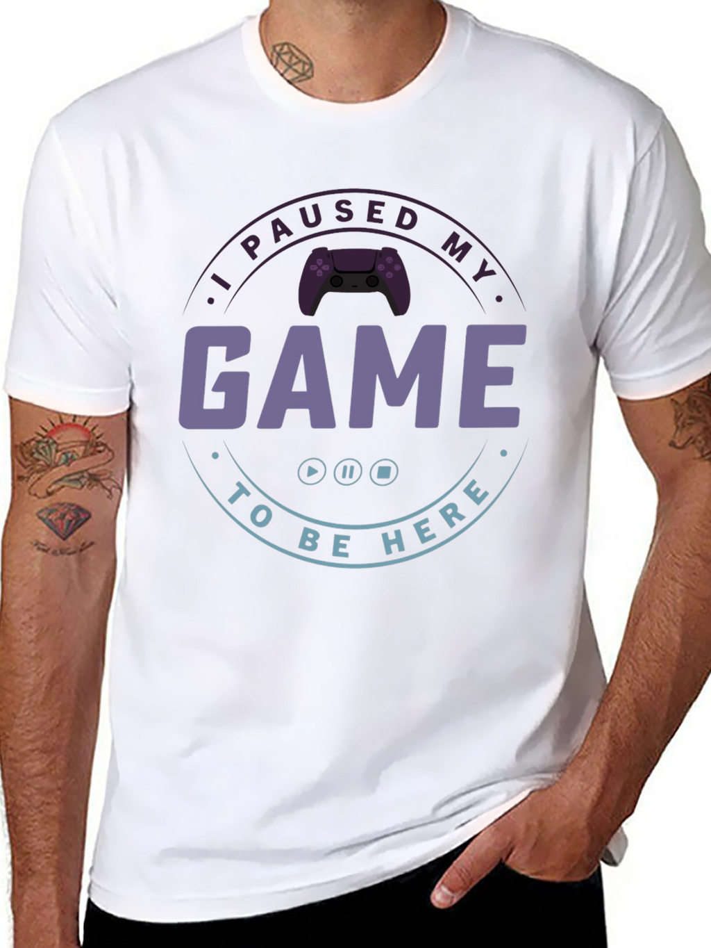 I Paused My Game T-Shirt - Gamer Apparel