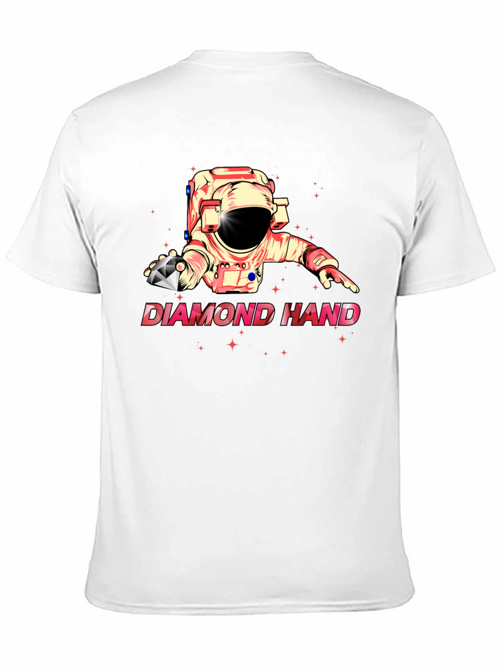 Diamond Hand Astronaut Black T-Shirt