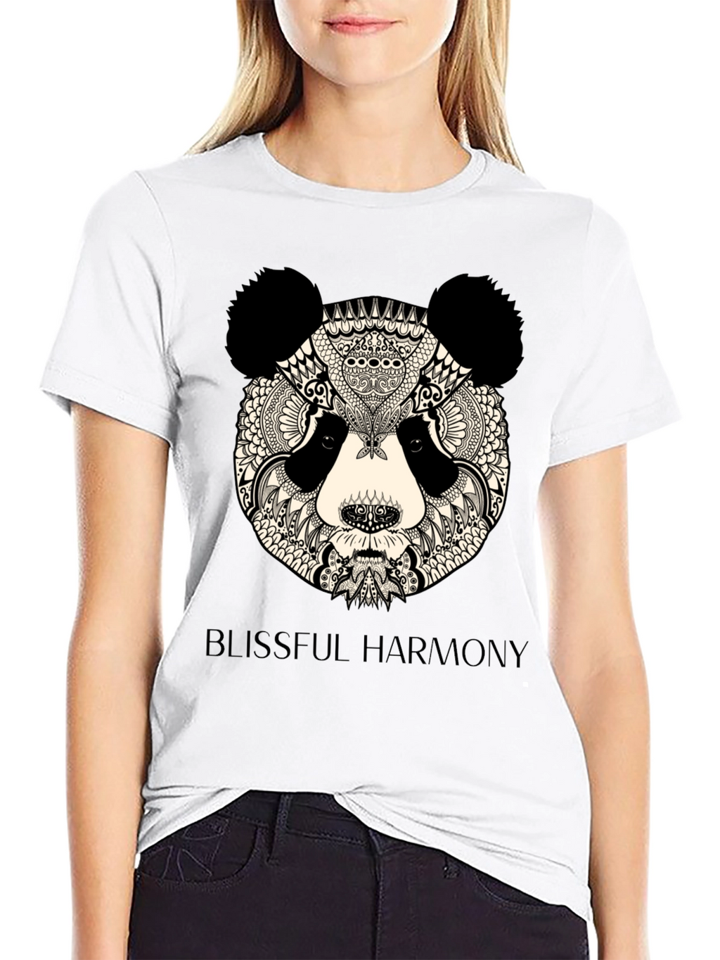 Zen Panda T-Shirt - Blissful Harmony Design