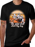 Bowling Strike Graphic Tee - Let the Pins Fall