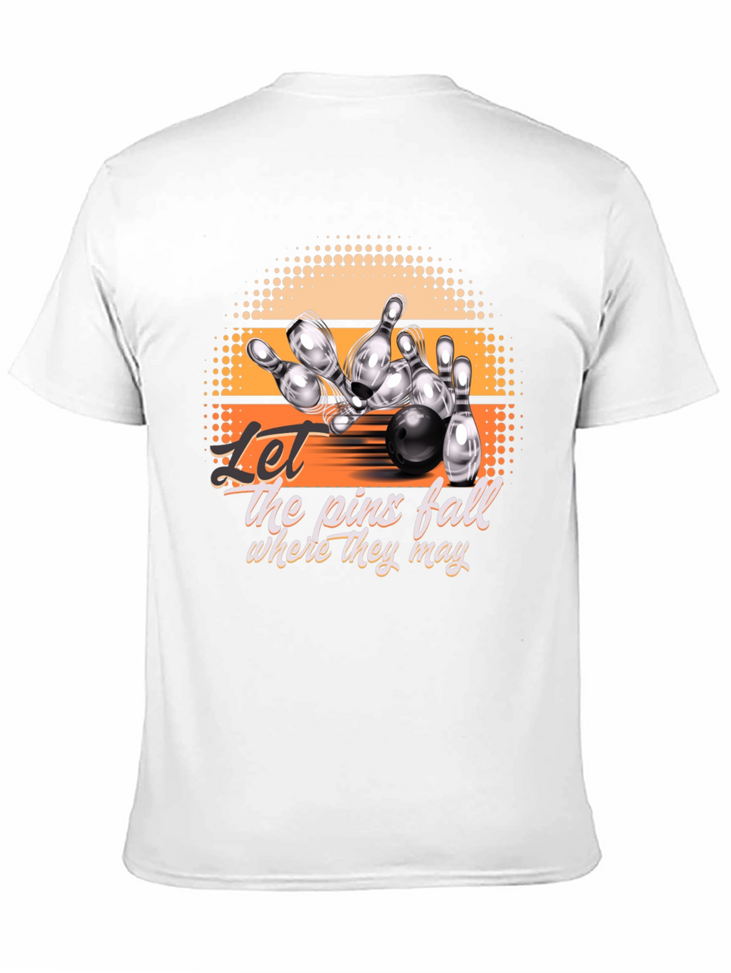 Bowling Strike Graphic Tee - Let the Pins Fall
