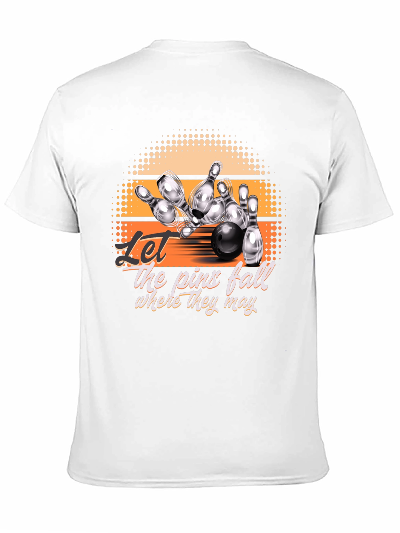 Bowling Strike Graphic Tee - Let the Pins Fall