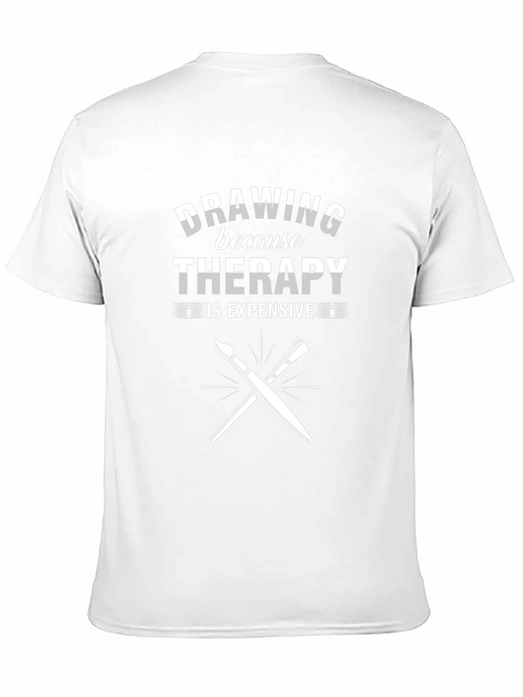 Drawing Therapy Tee - Artist Humor Shirt