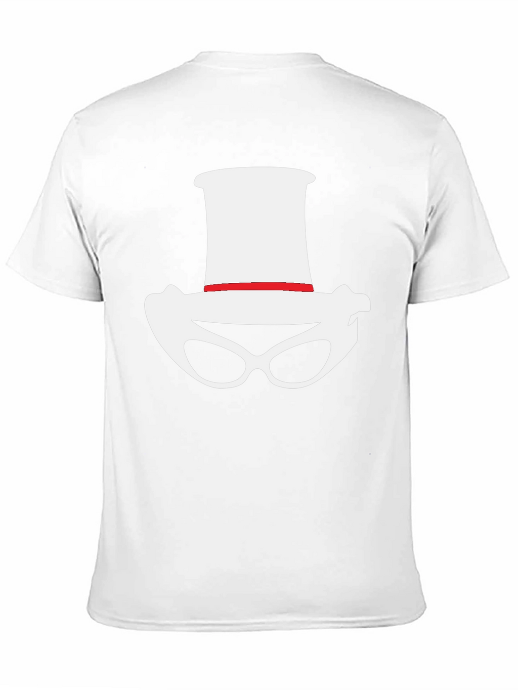 Novelty Hat and Glasses Black T-Shirt