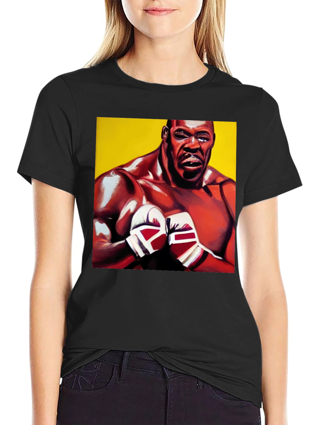 Boxing Legend Graphic Tee - Black