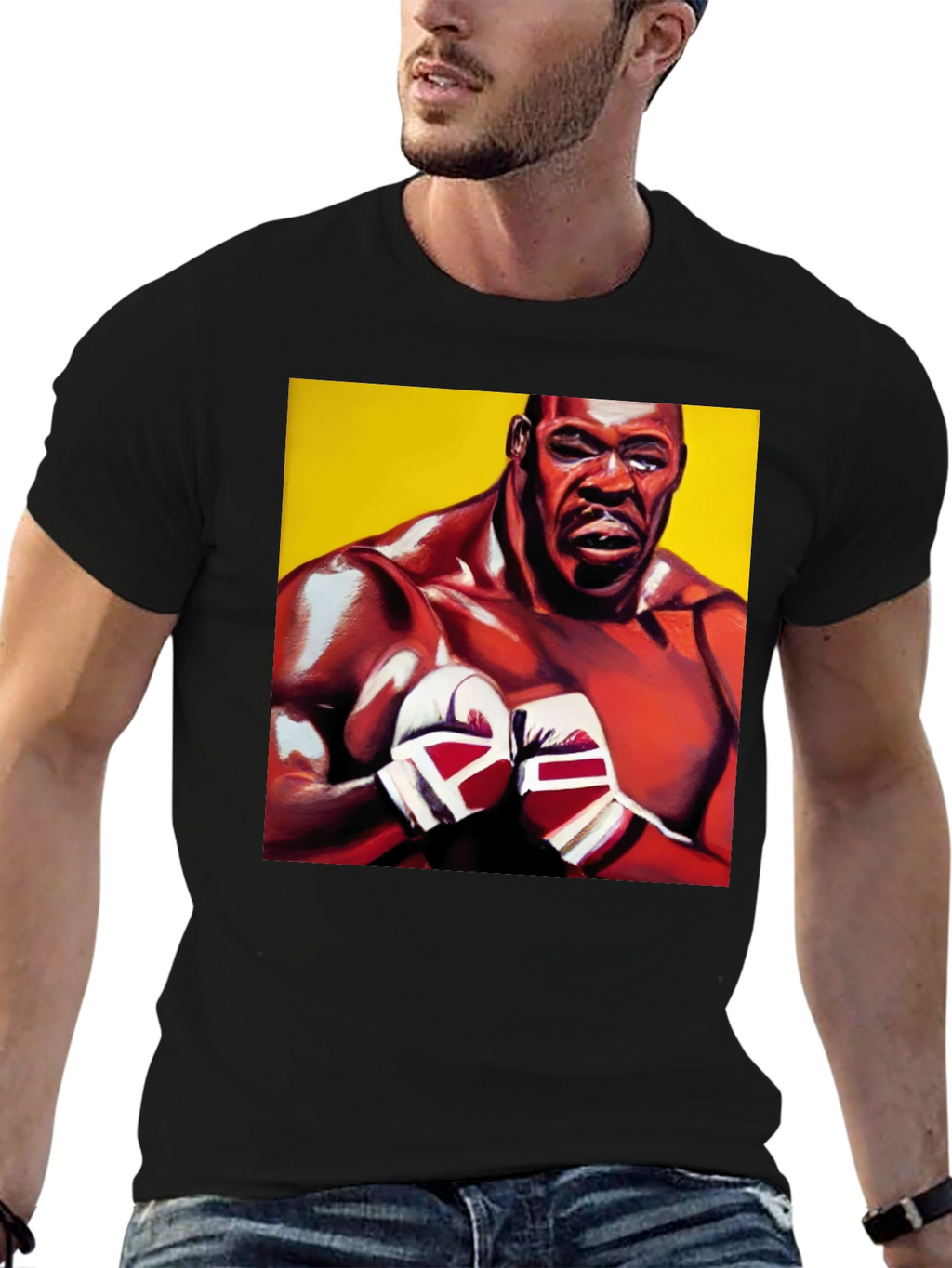 Boxing Legend Graphic Tee - Black