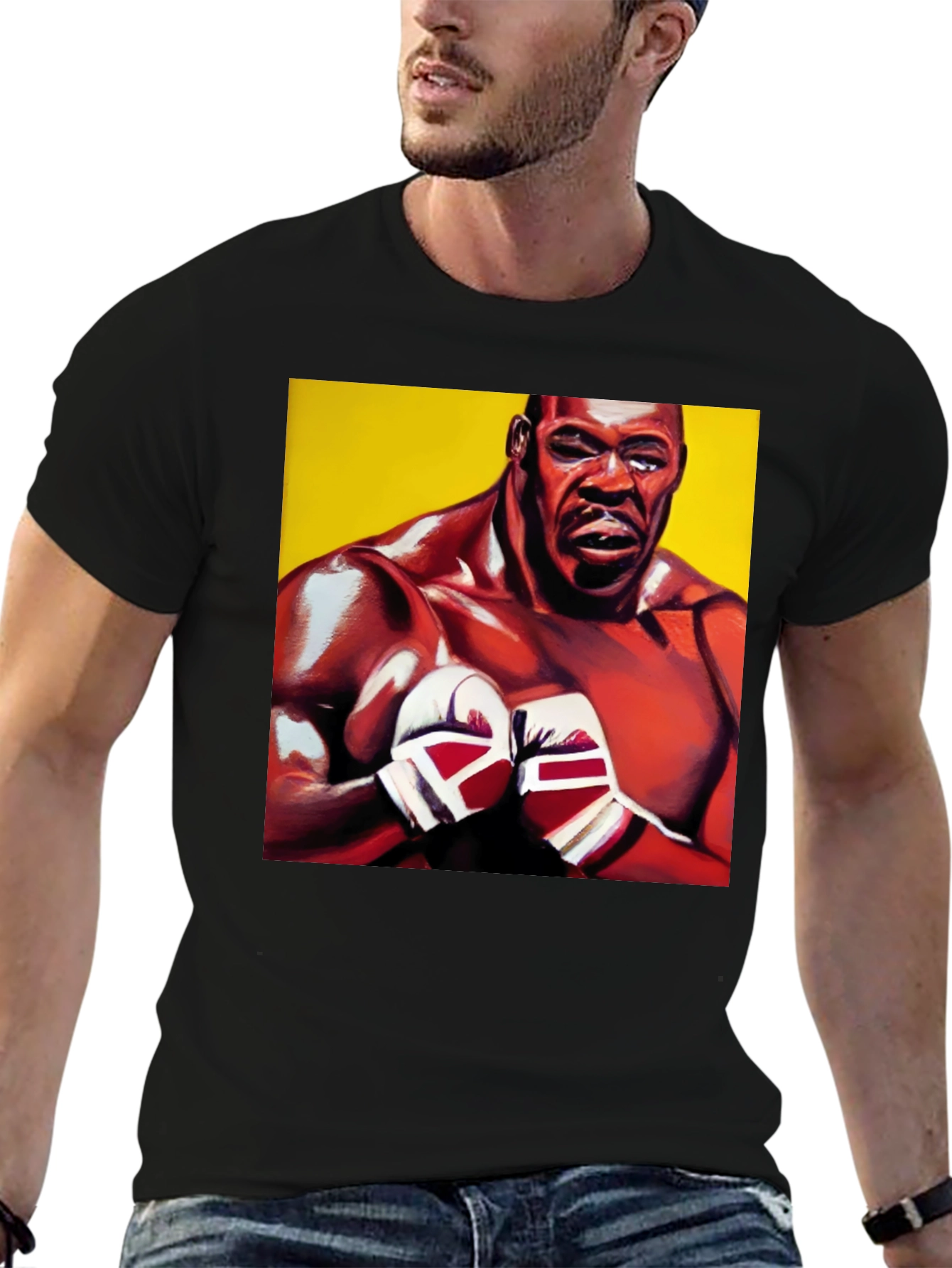 Boxing Legend Graphic Tee - Black