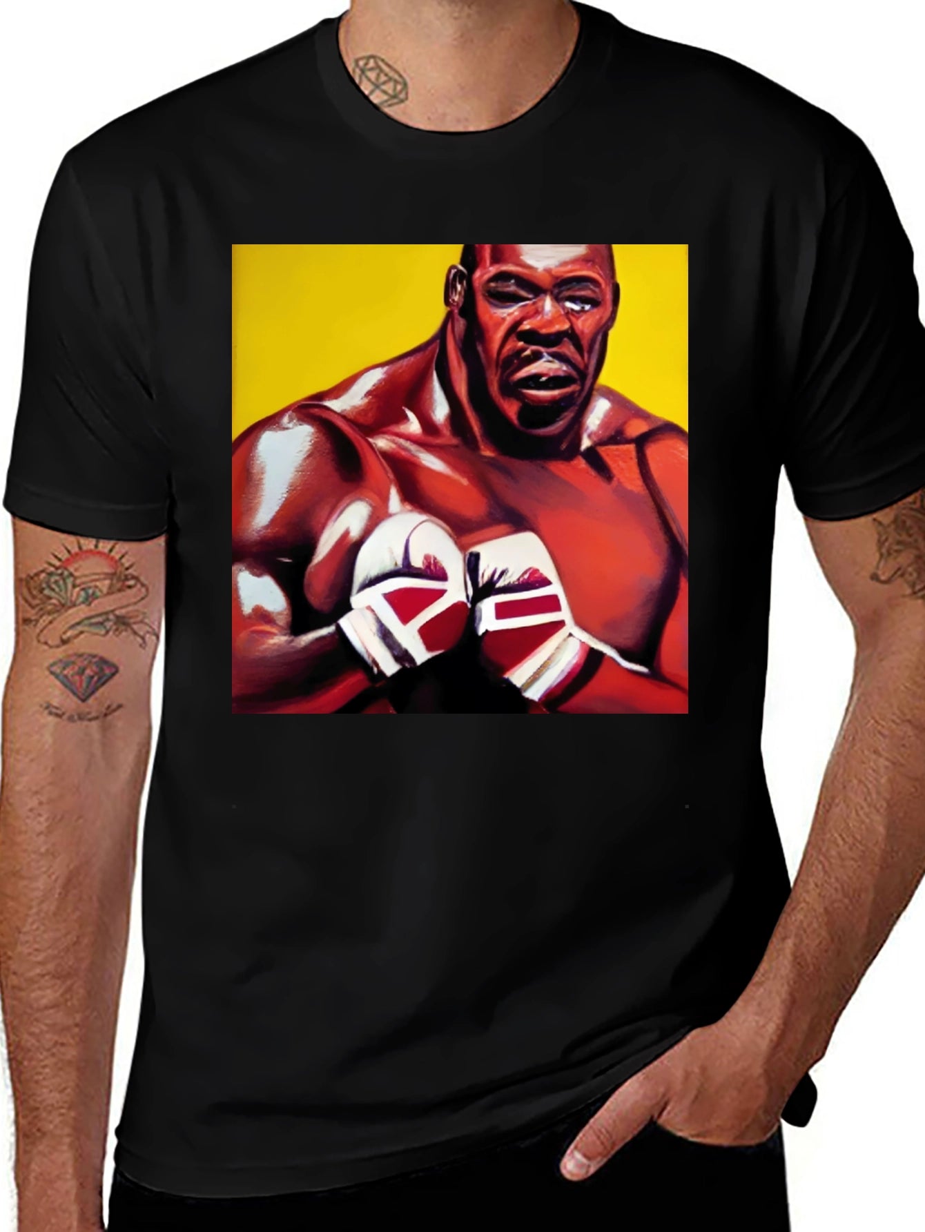 Boxing Legend Graphic Tee - Black
