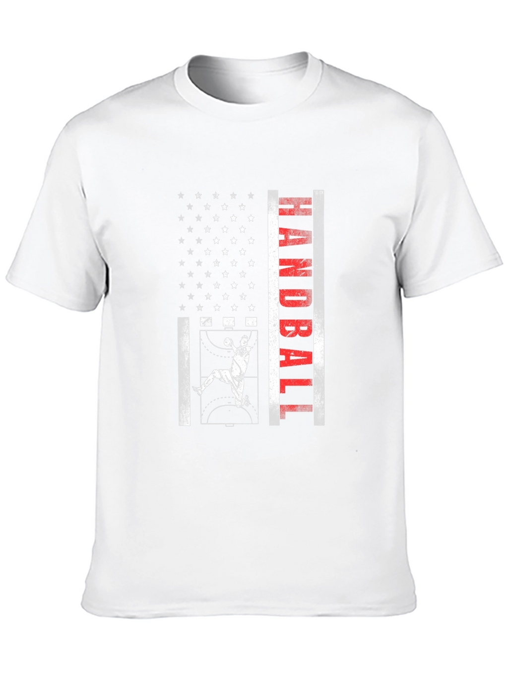 Handball American Flag Graphic Tee