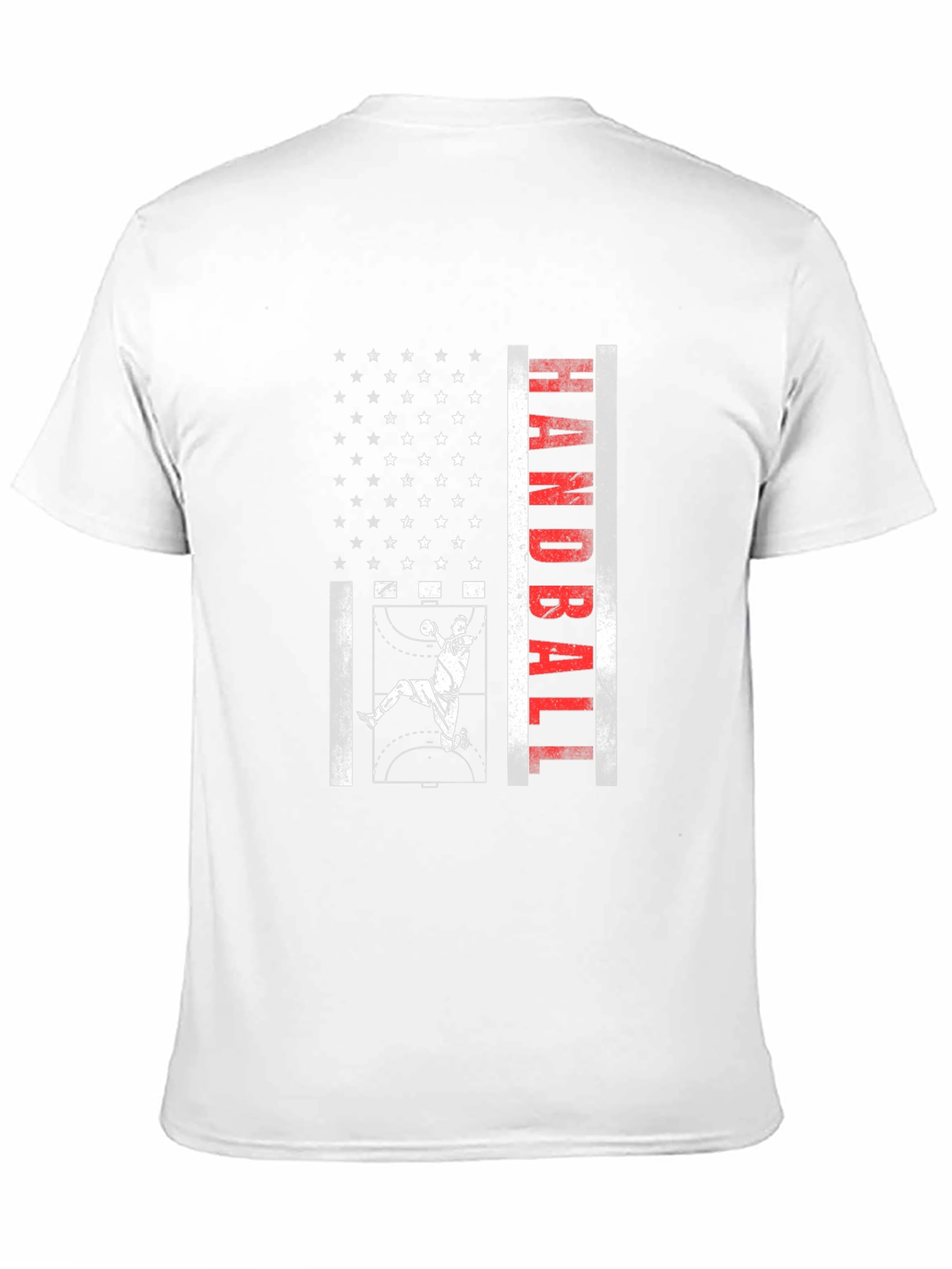 Handball American Flag Graphic Tee