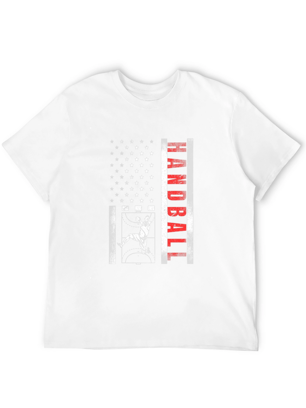 Handball American Flag Graphic Tee