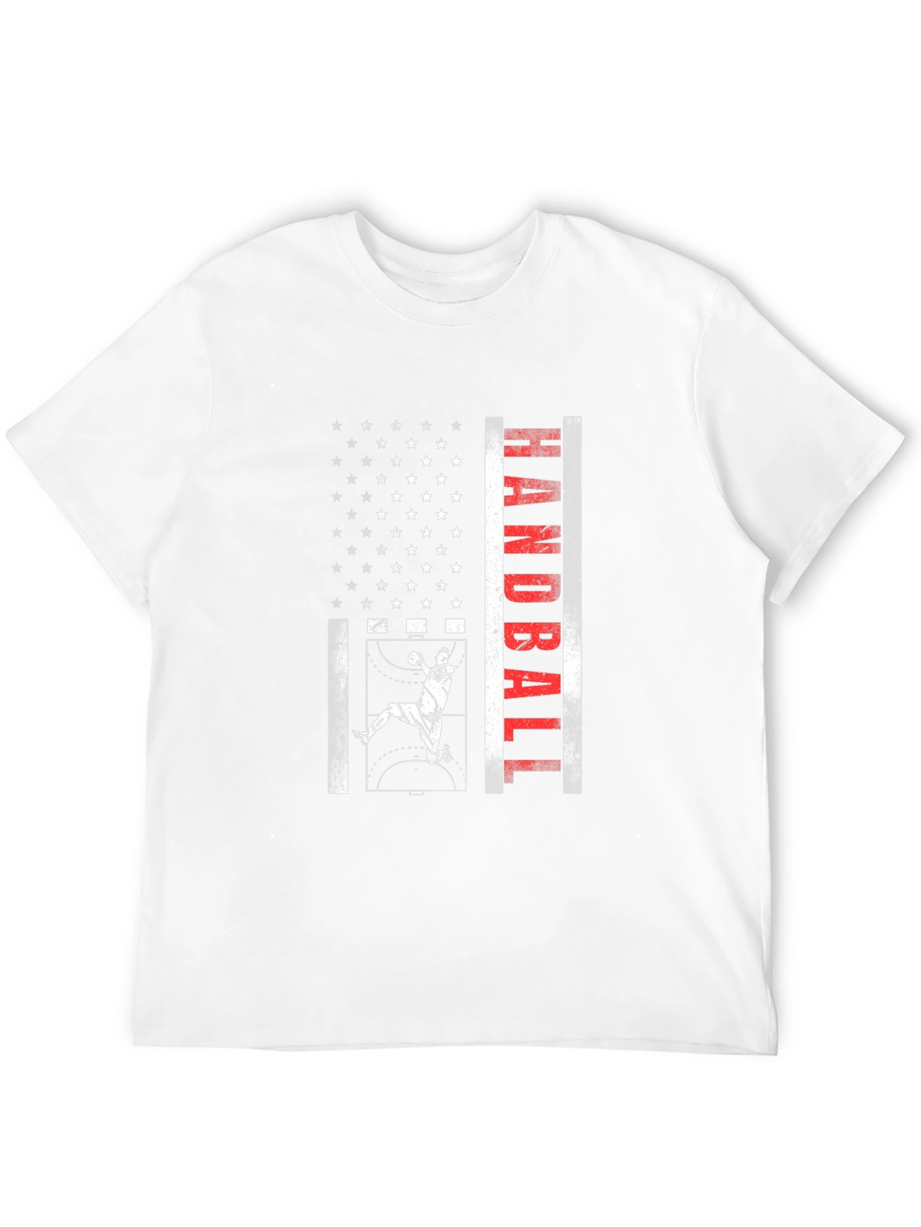 Handball American Flag Graphic Tee