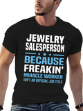 Jewelry Salesperson Funny Job Title T-Shirt