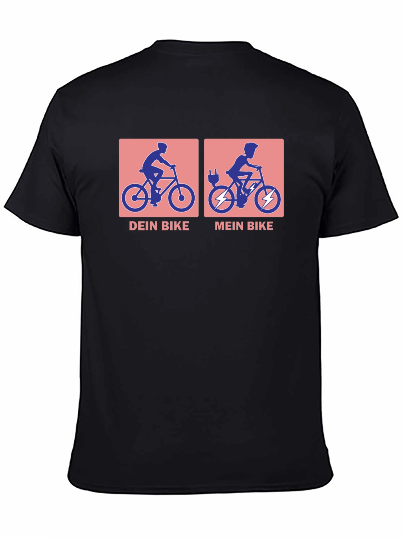 Electric Bike vs. Traditional Bike T-Shirt