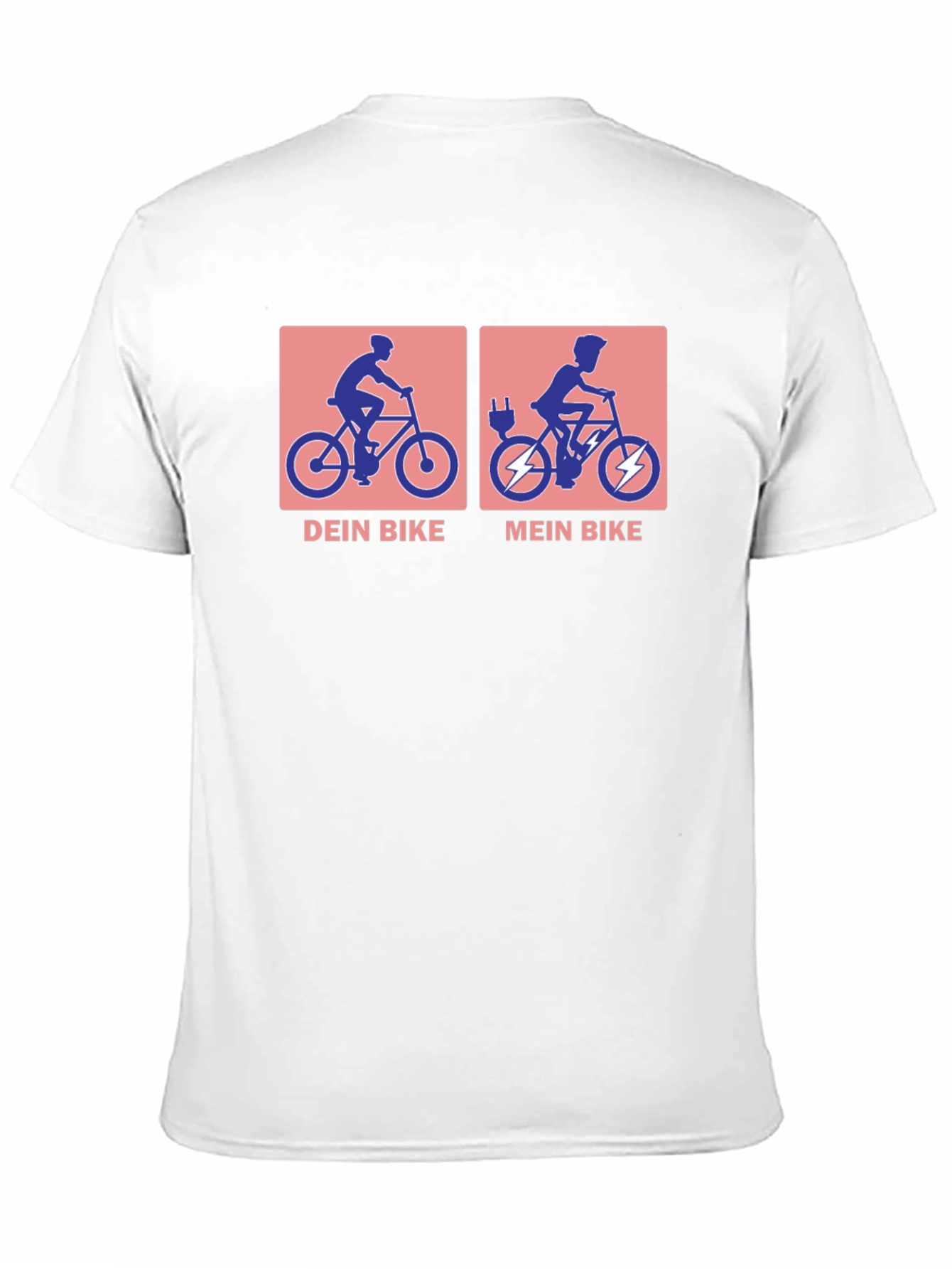 Electric Bike vs. Traditional Bike T-Shirt
