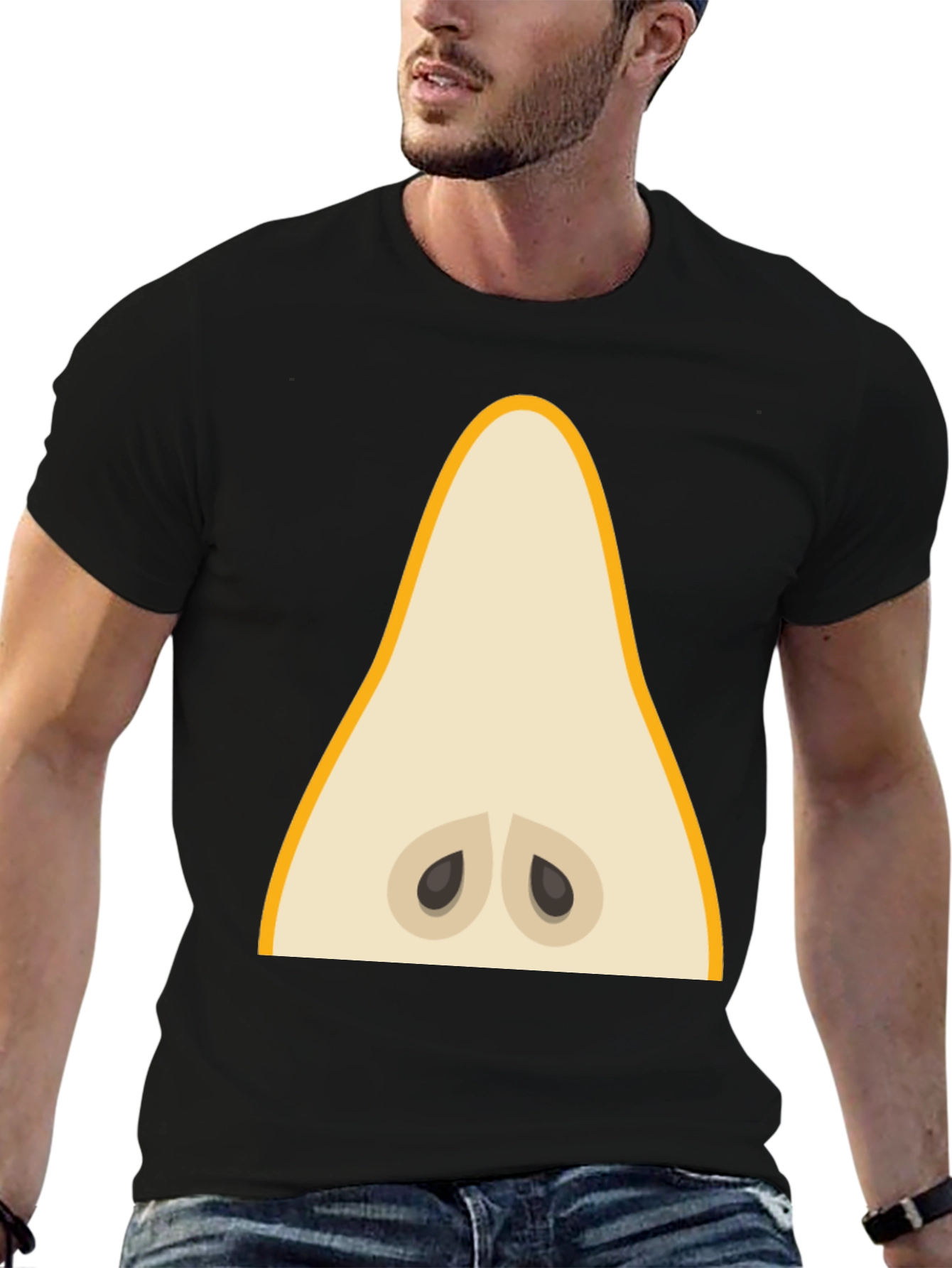 Pear Graphic Tee - Unique Fruit Lover Shirt
