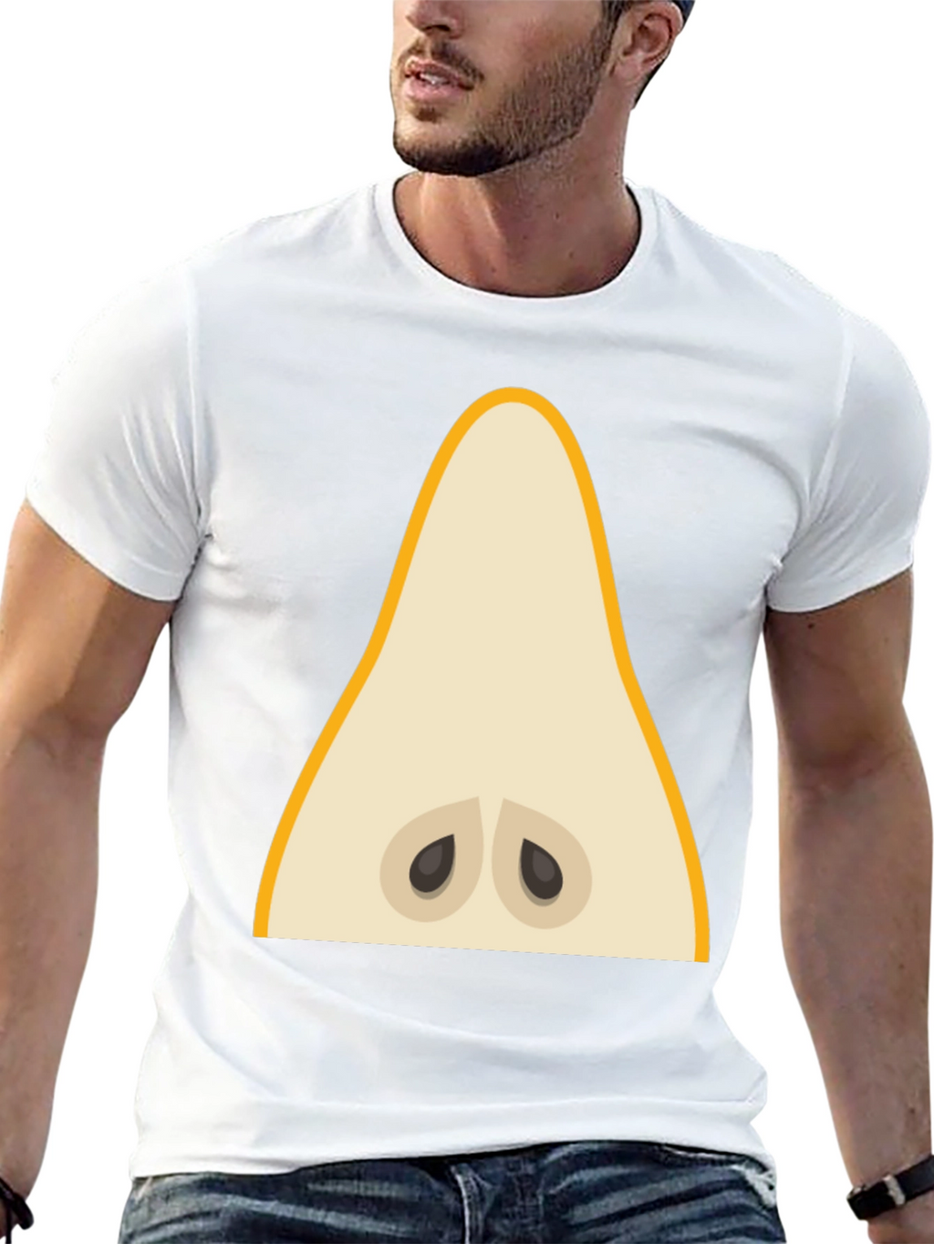 Pear Graphic Tee - Unique Fruit Lover Shirt