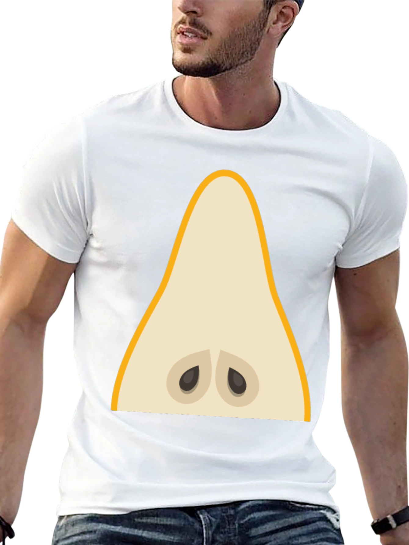 Pear Graphic Tee - Unique Fruit Lover Shirt