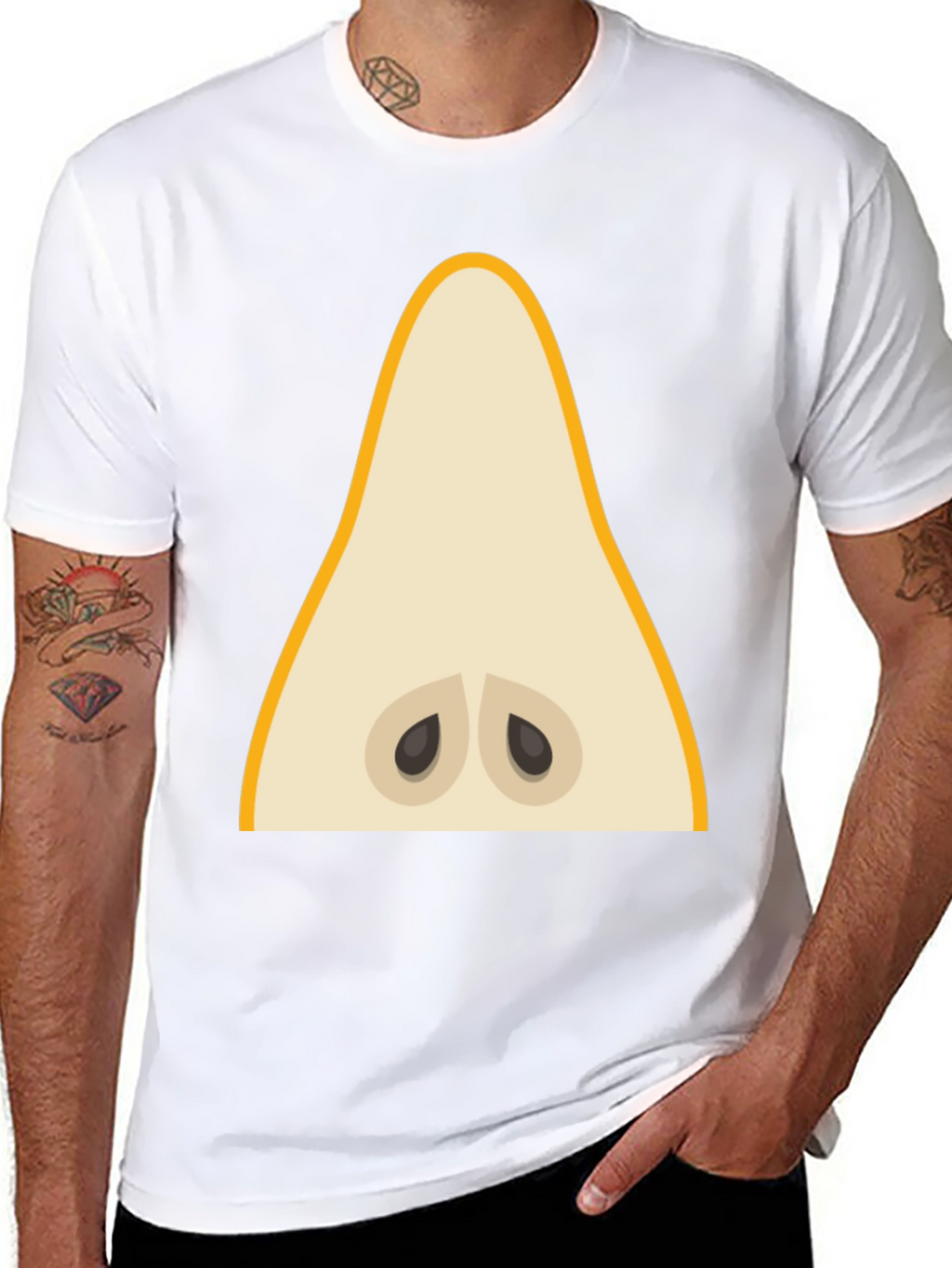 Pear Graphic Tee - Unique Fruit Lover Shirt