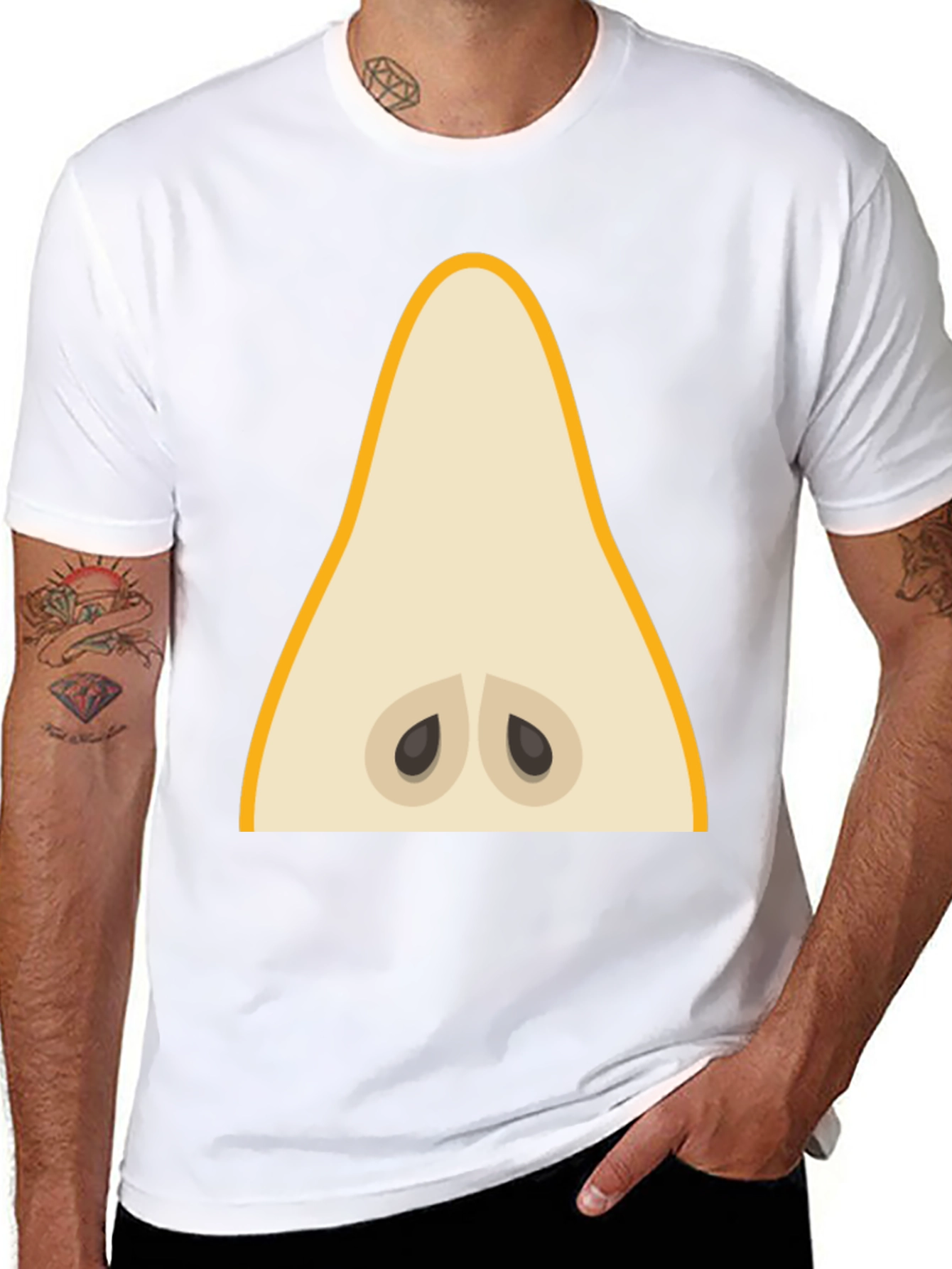 Pear Graphic Tee - Unique Fruit Lover Shirt