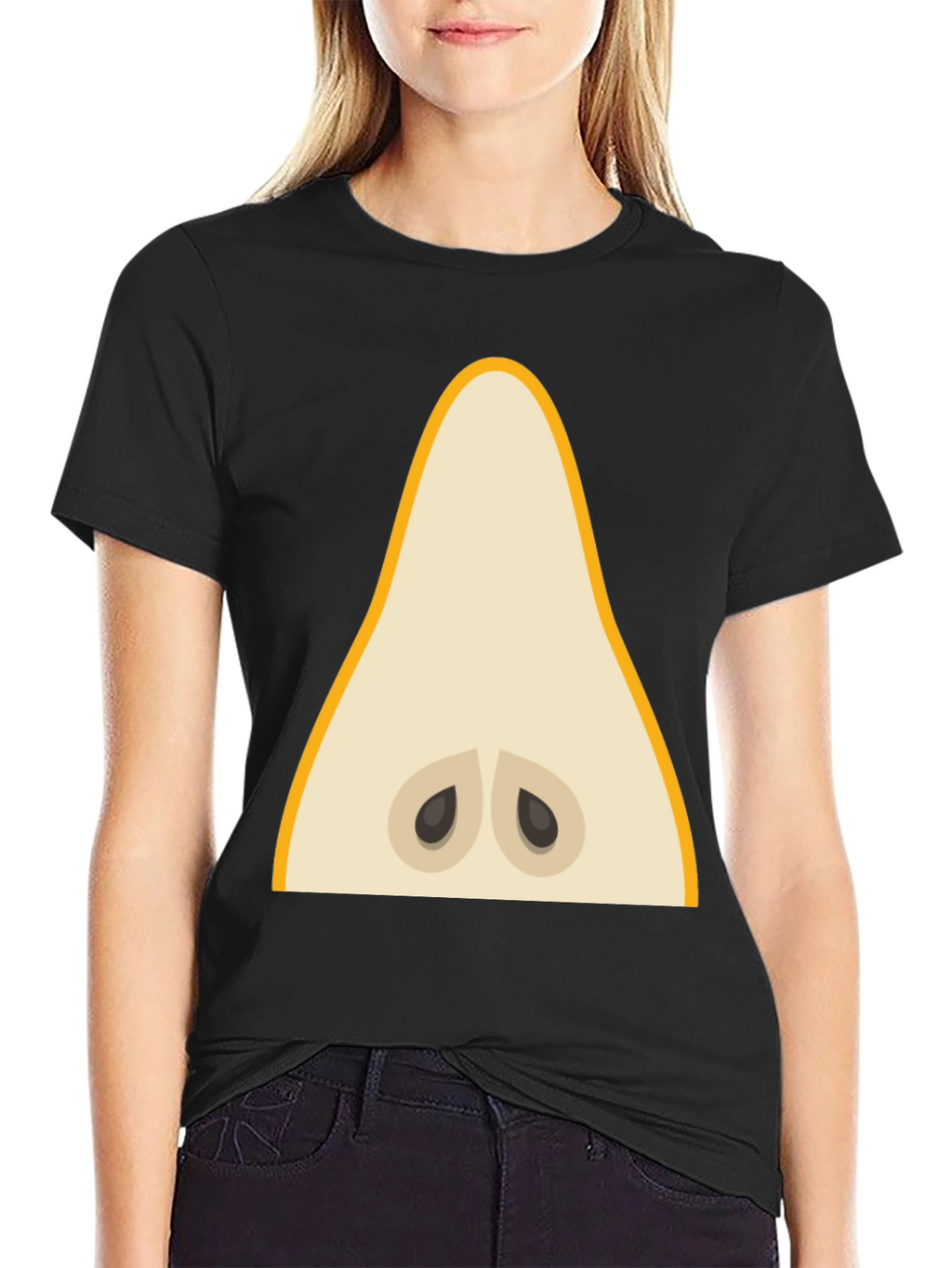 Pear Graphic Tee - Unique Fruit Lover Shirt