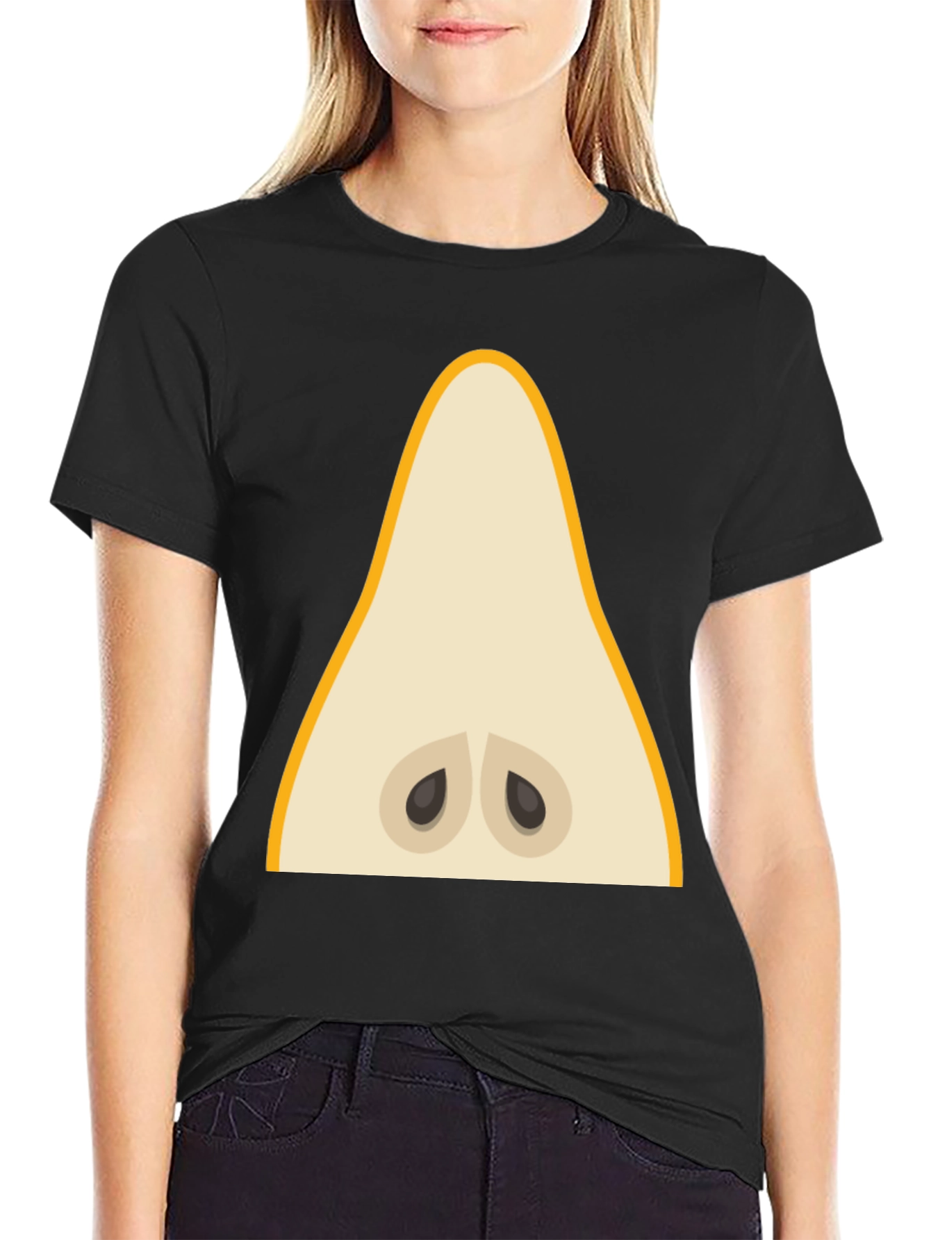 Pear Graphic Tee - Unique Fruit Lover Shirt