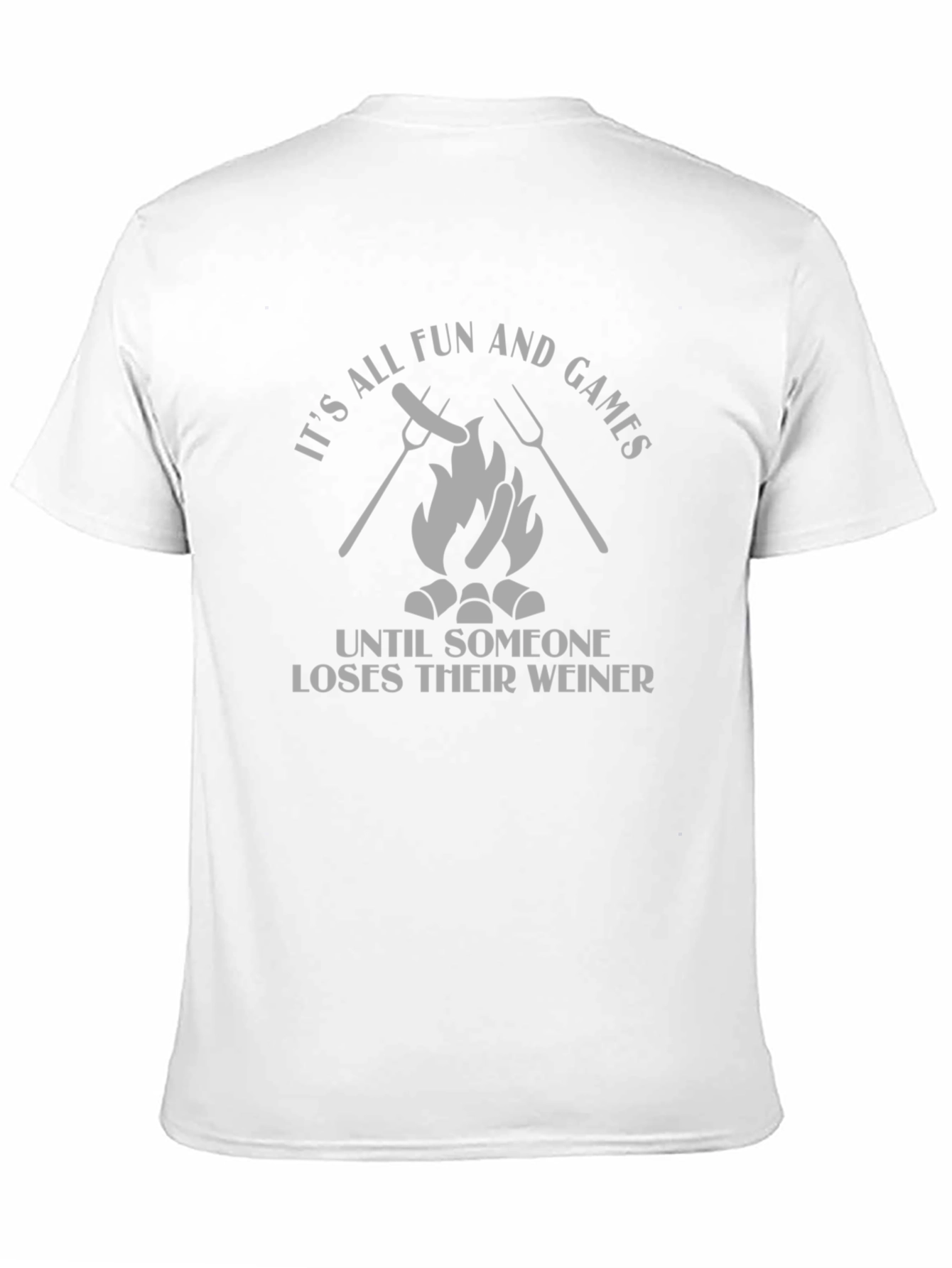Funny Camping Graphic Tee - Weiner Roast Humor