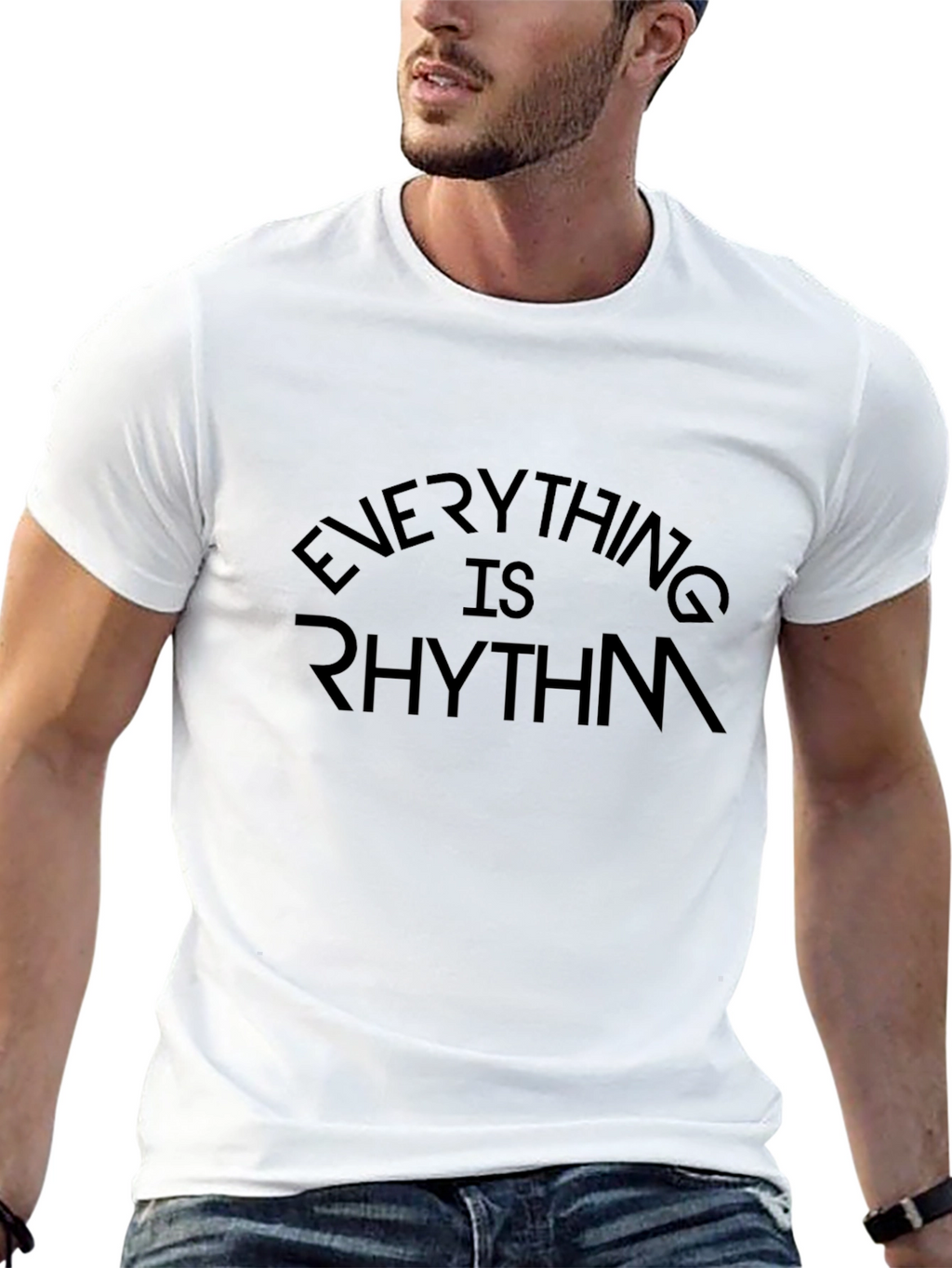 Everything Is Rhythm T-Shirt - Black