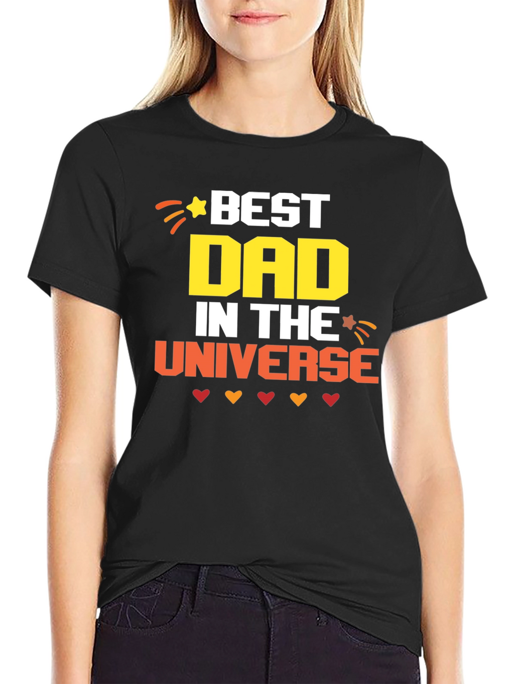Best Dad in the Universe Graphic T-Shirt