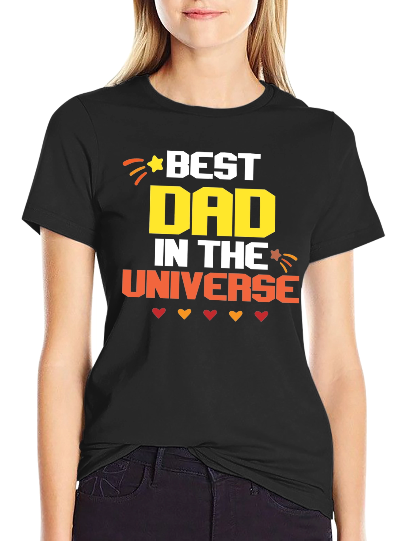 Best Dad in the Universe Graphic T-Shirt