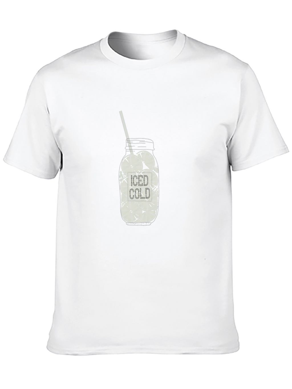 Iced Cold Drink Graphic T-Shirt