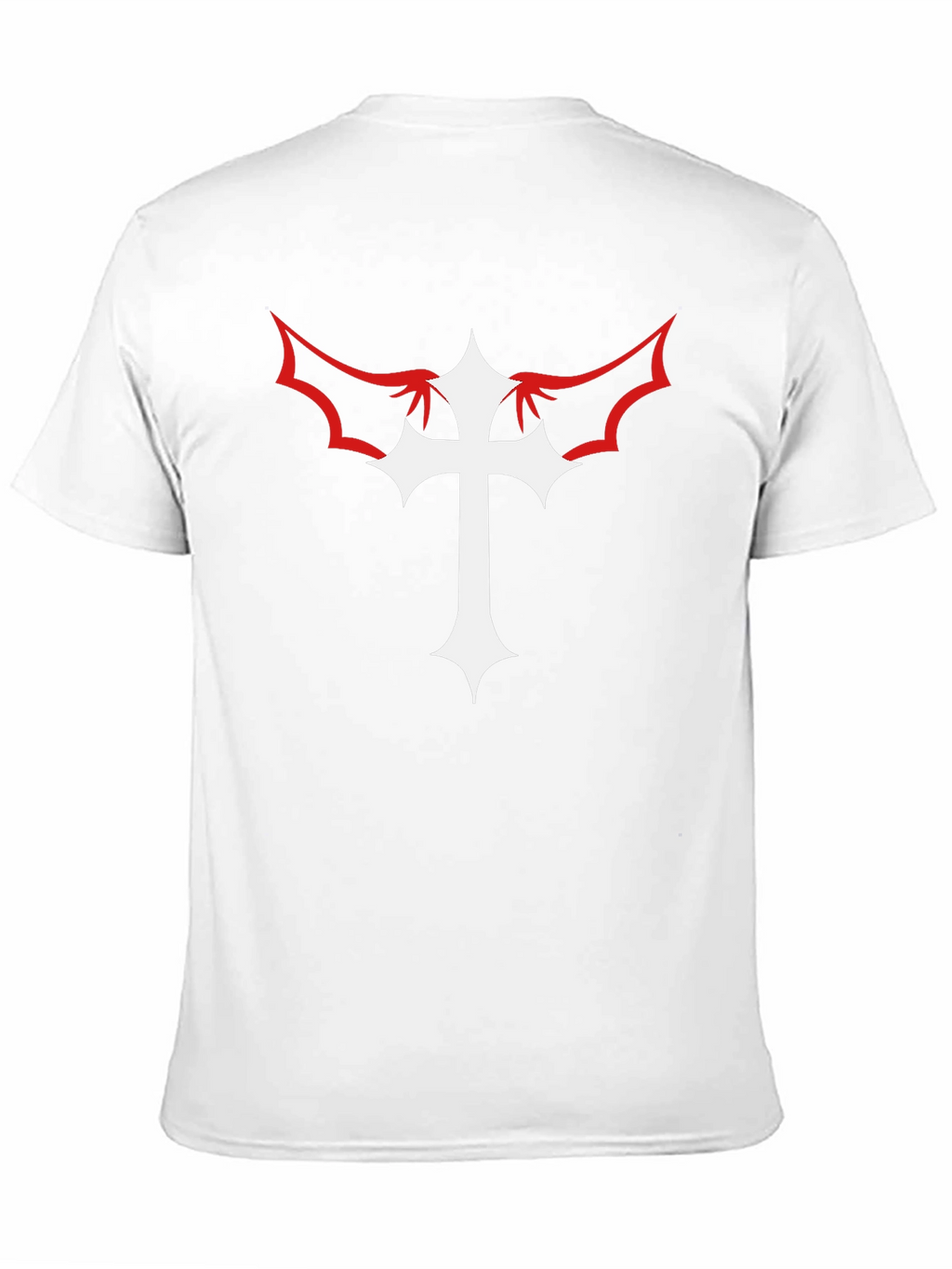 Cross With Wings Black Graphic Tee
