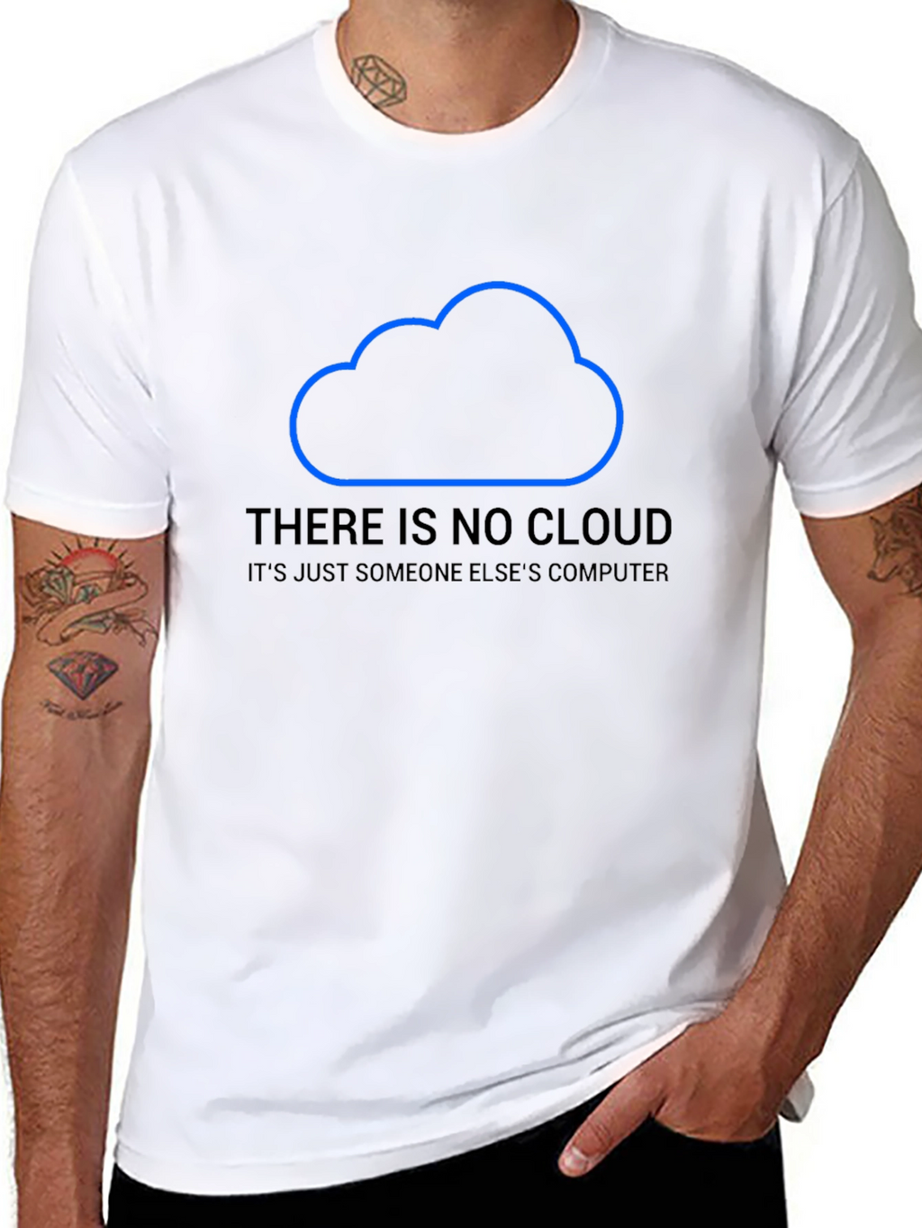 No Cloud Just Computer Graphic T-Shirt
